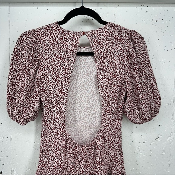 Free People Size XS Dancing In The Dark Burgundy Dress - Picture 5 of 13